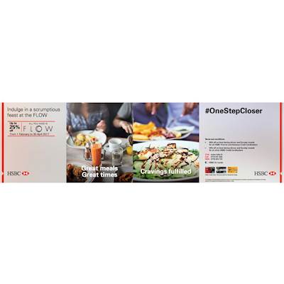 Enjoy up to 25% OFF at FLOW with your HSBC Advance Credit cards 