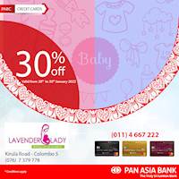 Get 30% off at Lavender Lady with Pan Asia Bank Credit Cards