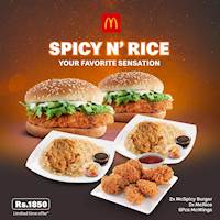 Spicy N' Rice Bundle at McDonalds