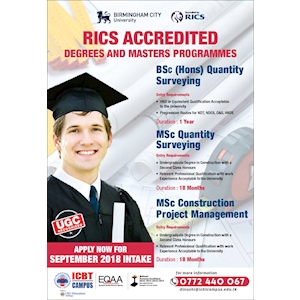 BSc (Hons) Quantity Surveying at ICBT