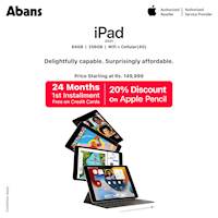 iPad 2021 - Get 24 months installment plans at Abans