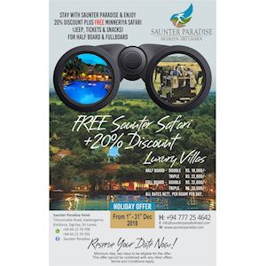 Enjoy 20% Off at Saunter paradise with Free Saunter Safari