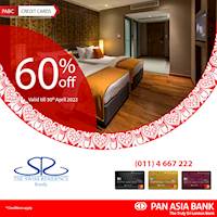 Get 60% off at The Swiss Residence with Pan Asia Bank Credit Cards