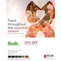 Enjoy 20% OFF on fresh vegetables, fruits, fish & meat with your Seylan Credit Card at Keells
